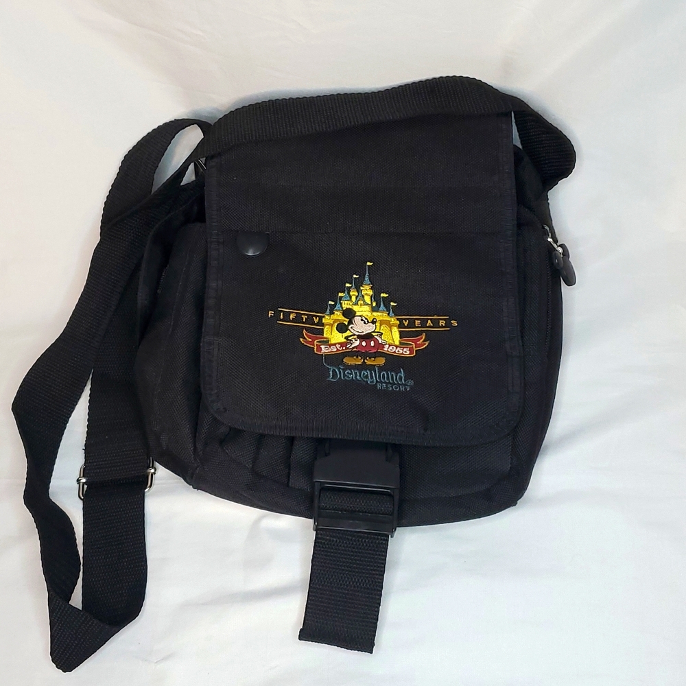 Rare Disneyland Resort 50th Anniversary Cross Body Bag Canvas Collectible